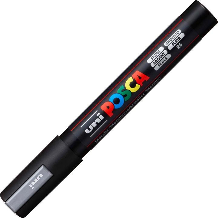 Produktbild Posca Marker PC-5M Rundspitze (Silber, 2.50 mm, 1 x)