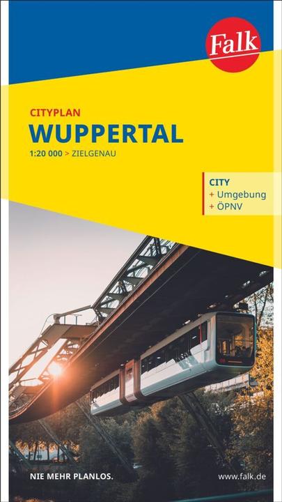 Produktbild Falk Cityplan Wuppertal 1:20.000