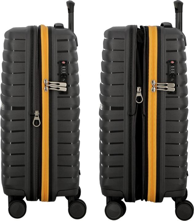 Image du produit Jump Xwave 4 roues trolley cabine 55 cm avec soufflet extensible (35 l, Bagage à main (jusqu'à 50l))