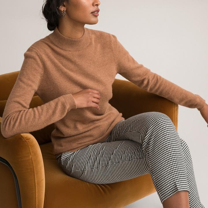 Actual product image Anne Weyburn Stand-up collar jumper (44, 46)
