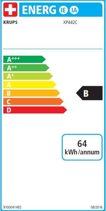 Energie-Label Krups Virtuoso
