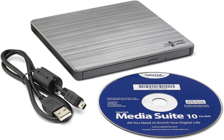 Actual product image LG H.L Data Storage Ultra Slim portable DVD burner GP60NS60 Interface USB 2.0, DVD±R (DVD drive)