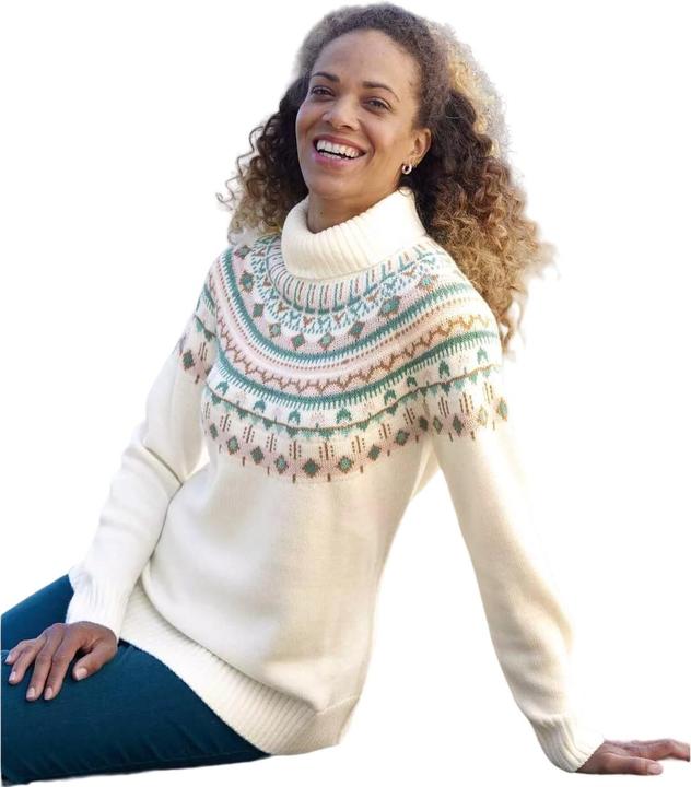Immagine prodotto Atlas For Women Maglia da donna/ragazzo con scollo a rotolo (44 D)