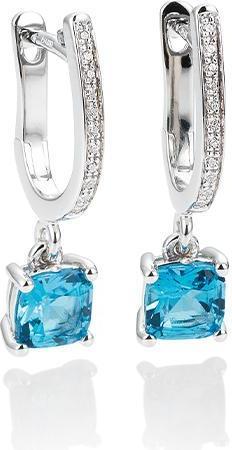 Actual product image Breuning ORONAL JEWELLERY - ED.TOP.DUNKEL (SWISS BLUE)/Brill. 0,066 Ct. H/si (585, - Gold)