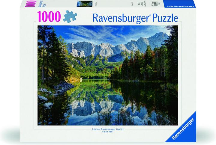 Immagine prodotto Ravensburger Lago Eibsee con monti Wetterstein e Zugspitze (1000 pezzi)