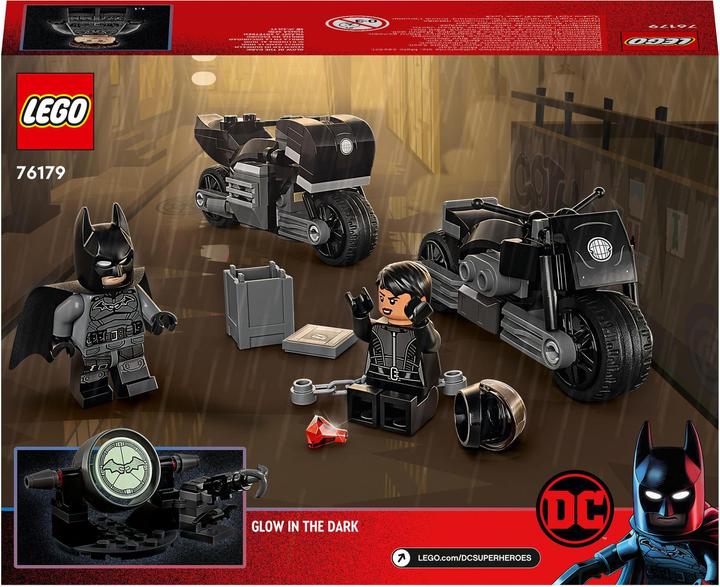 Actual product image LEGO Batman and Selina Kyle: chase on the motorcycle (76179, LEGO DC)