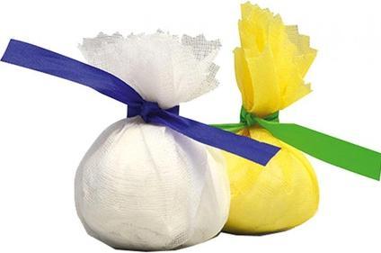 Hygostar Lemon Wrap, gelb, mit grüner Krawatte Tuch aus Baumwollgaze, Krawatte aus Polyester, zum Ein
