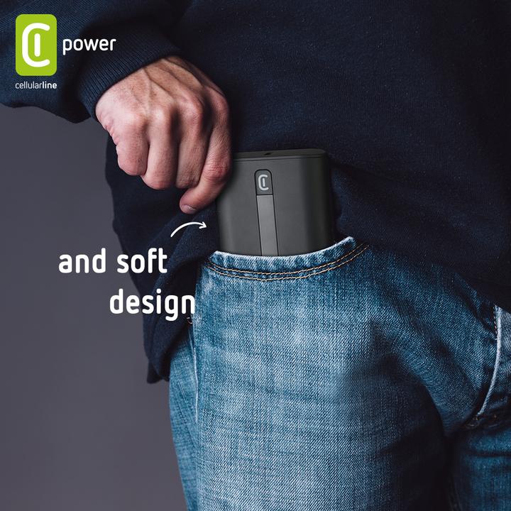 Immagine prodotto Cellularline Thunder 10000 (10000 mAh, 20 W, 37 Wh)