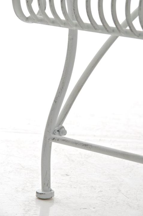 Image du produit CLP Banc de jardin Karma, blanc antique