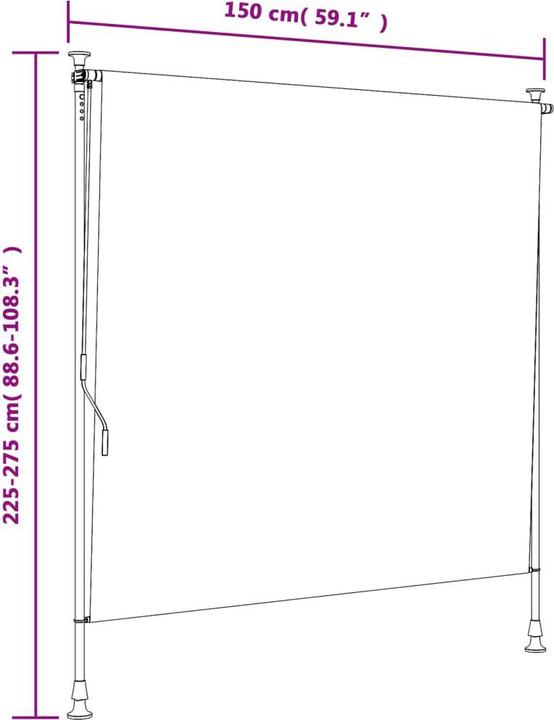 Actual product image VidaXL Katalin (150 x 270 cm)