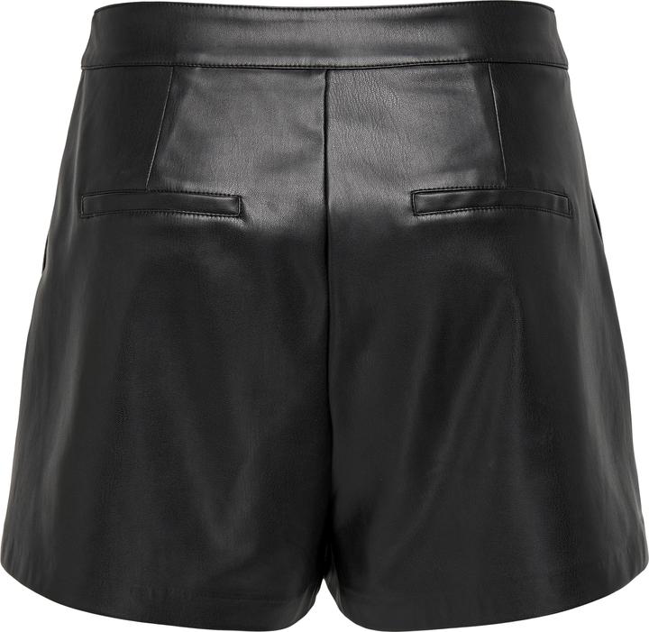 Produktbild Only Baggy Fit Mittlere Taille Shorts Kunstledershorts (XL)