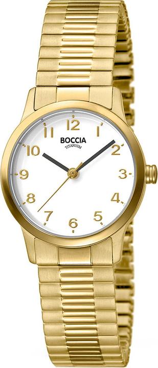 Boccia 3318-02 Damenuhr Zugband Titanium 27mm 5ATM