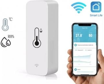 Actual product image Tuya TH-01 Wireless temperature and humidity sensor