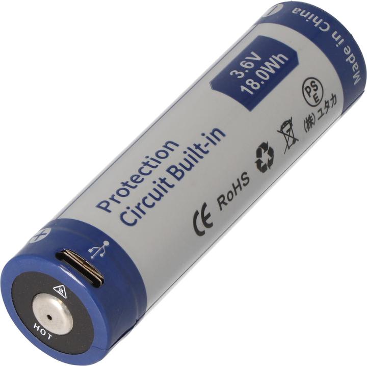 Actual product image Keeppower Battery 2 pieces 21700 with PCB protection incl. USB-C charging possibility (2 pcs., 5000 mAh, Rechargeable battery)