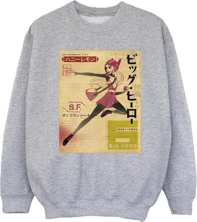 Image du produit Disney - Sweat BIG HERO BAYMAX HONEY LEMON NEWSPAPER - Fille (140, 146)