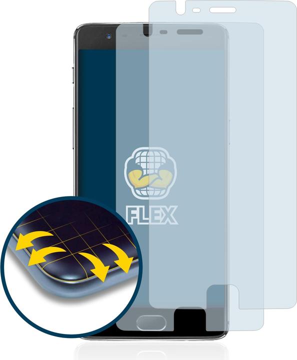 Produktbild BROTECT Full-Cover Displayschutz (2 Stück, OnePlus 3)