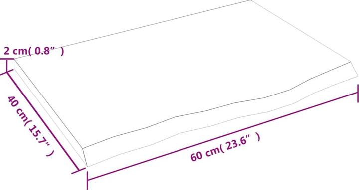 Immagine prodotto VidaXL Gianna (60 x 2 x 40 cm)