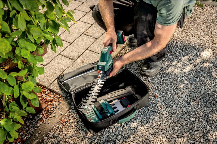Immagine prodotto Metabo Kit PowerMaxx SGS 12 Q (Tagliasiepi a batteria)