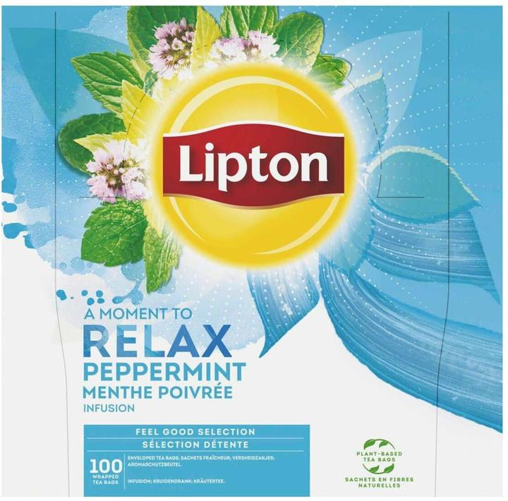 Produktbild Lipton Teebeutel Pfefferminze 100 Stück (300 g)