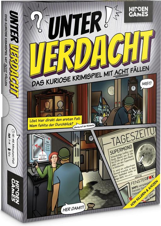 Image du produit Hidden Games Suspicion : des tueurs et des chats - Jeu de piste sur les crimes (Allemand)