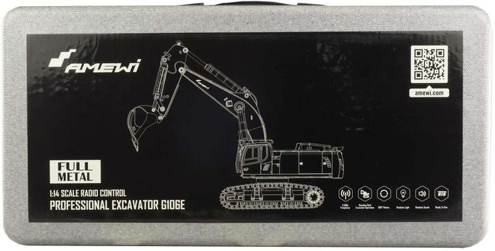 Immagine prodotto Amewi Escavatore Full Metal 1:14 (RTR pronto all'uso)