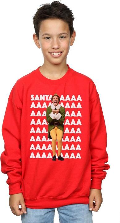 Immagine prodotto Elf Buddy Santa Scream Felpa Ragazzi (116)