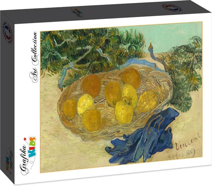 Immagine prodotto Grafika Kids Vincent Van Gogh - Natura morta di arance e limoni con guanti blu (12 pezzi)
