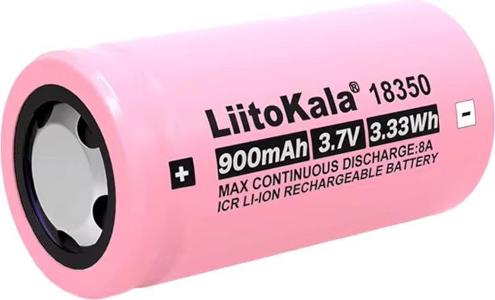Produktbild Purecrea Li-Ion Akku 3.7V 900mA 18350 mit Flachpol (1 Stk., 18350, 900 mAh)
