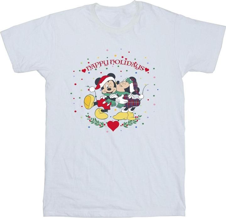 Actual product image Disney Boys Mickey Mouse Mickey Minnie Christmas T-Shirt (104)