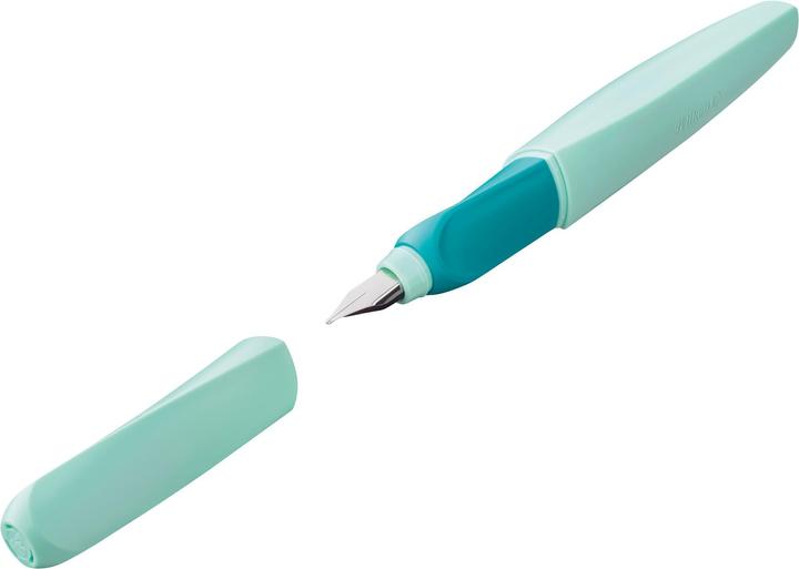 Actual product image Pelikan Twist P457 M fountain pen, Neo Mint, blister card (Mint, 1 x)