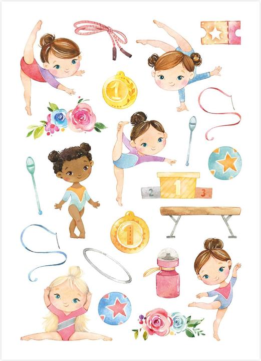 Actual product image Papierdrachen Children's Tattoos - Fairies and Trolls