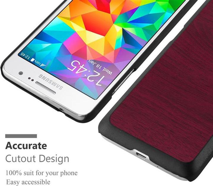 Actual product image Cadorabo Hard Cover Woody Cover (Samsung Galaxy J5 (2015))