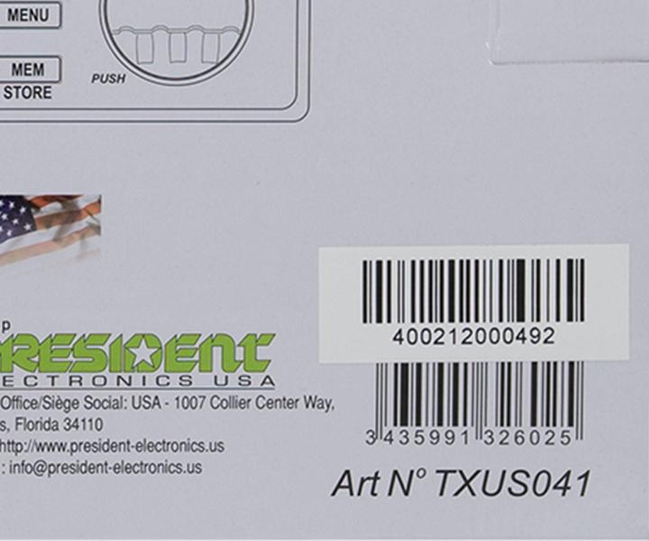 Actual product image President Amateur radio LINCOLN II + ASC 10/12M, Roger Beep, ANL, NB, Hi-Cut filter, AM-FM-USB-LSB-CW