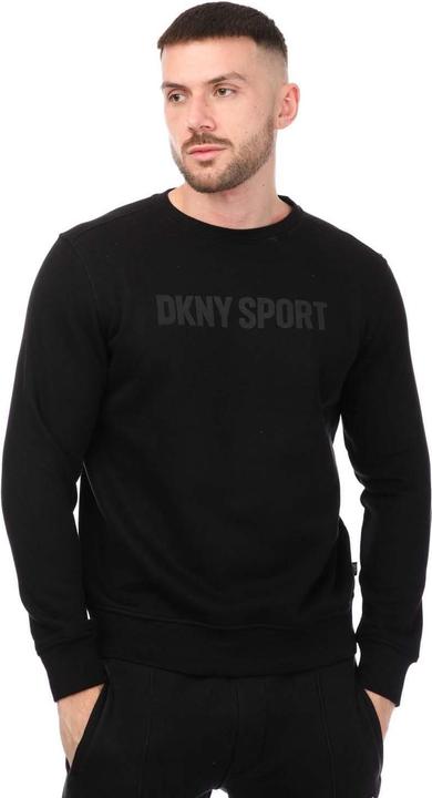 Actual product image DKNY Mens Tonal Logo Crew Neck Sweatshirt (L)