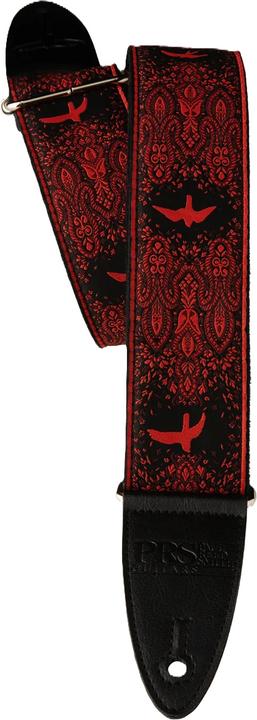 Actual product image PRS Guitar Strap, Custom Jacquard Birds Fleur