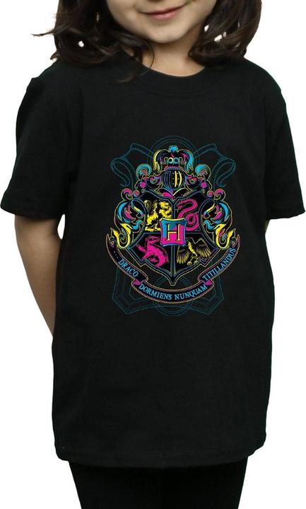 Immagine prodotto Neon Hogwarts Crest Maglietta Ragazze (152, 158)
