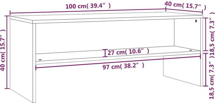Immagine prodotto VidaXL Brock (100 x 40 x 40 cm)