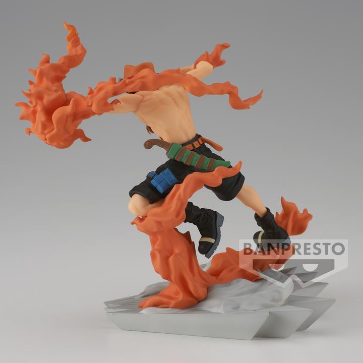 Actual product image Banpresto One Piece SenkoZekkei Portgas.D.Ace 9cm