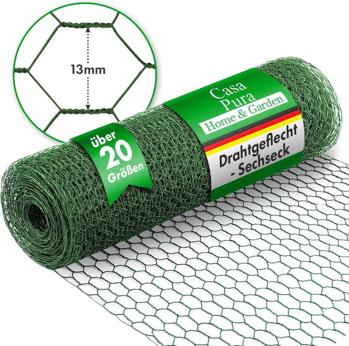Immagine prodotto Casa Pura Recinzione a filo verde 13 mm (10 m)
