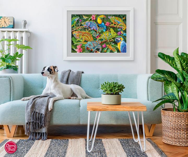 Actual product image Cherry Pazzi Puzzle Amazing chameleons 2000 pieces (2000 pieces)