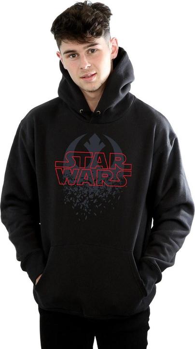 Immagine prodotto Star Wars The Last Jedi Shattered Emblem Felpa con Cappuccio Uomo (XXL)