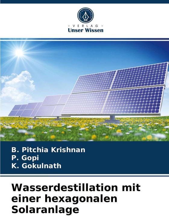 Actual product image Water distillation with a hexagonal solar system