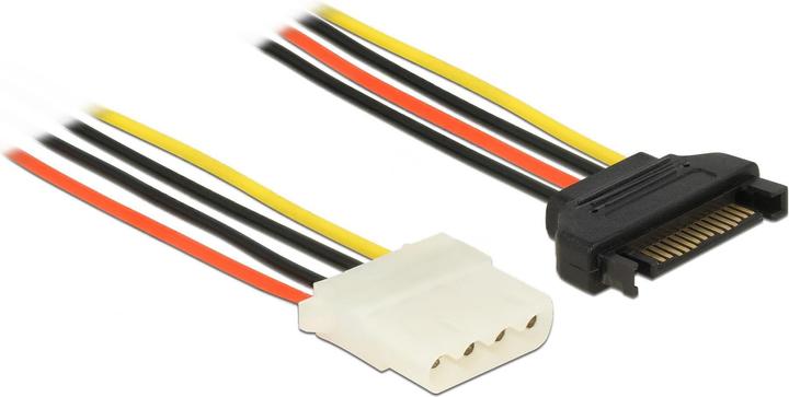 Produktbild Delock Stromkabel SATA 15-poliger Stecker > 4-polige Buchse