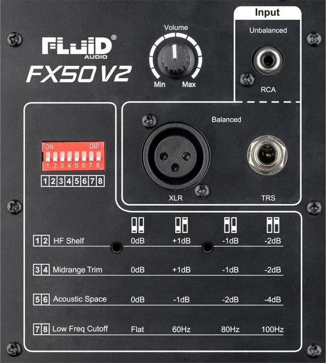 Image du produit Fluid Audio FX50 V2 - Moniteur d'étude (Actif, 1 pièce)