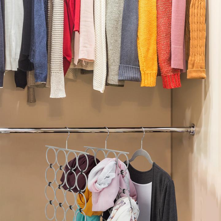Actual product image Relaxdays Folding Scarf Holder (1 x)
