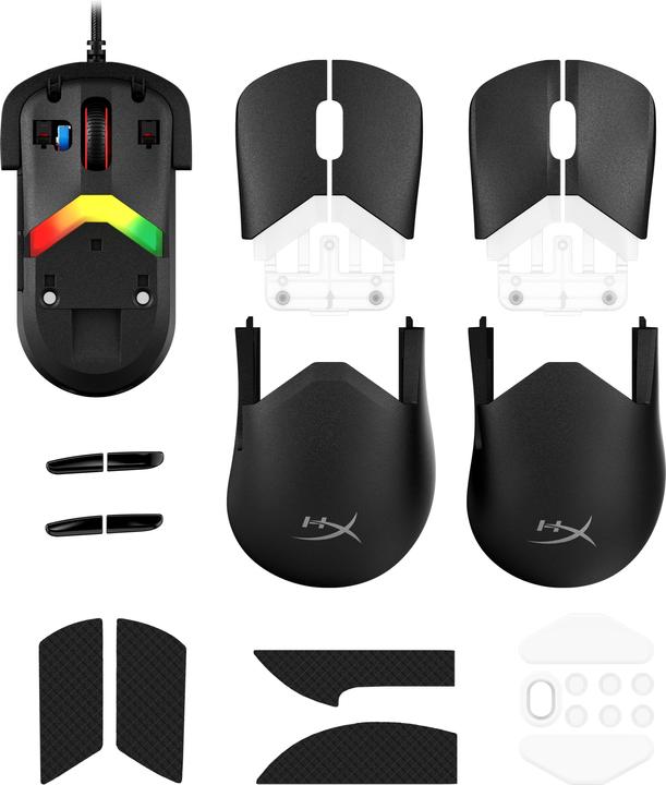 Produktbild HP HyperX Pulsefire Saga-Gaming-Maus (schwarz) (Kabelgebunden)