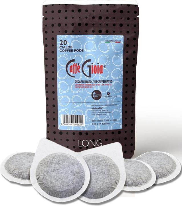 Actual product image Caffè Gioia Coffee pods decaffeinated Lungo (20 pods bag) (20 x Port.)