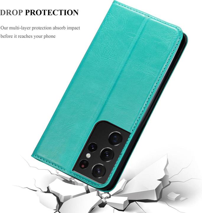 Productafbeelding Cadorabo Boek Onzichtbare Magneethoes (Samsung Galaxy S21 Ultra)