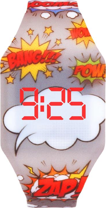 Kiddus Digital LED Watch Comic (Digitaluhr, 32 mm)