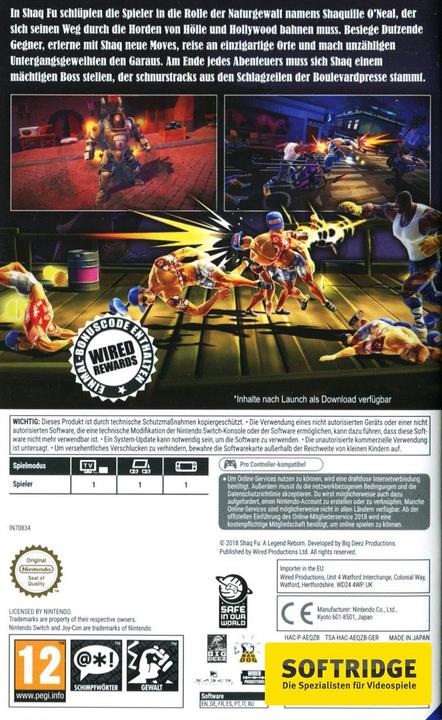 Produktbild Game Shaq Fu: A Legend Reborn (PS4, DE)